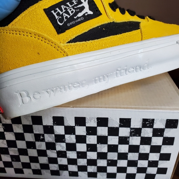 Vans Skate Half Cab Bruce Lee Black Yellow Men Size 6.5, equivalent to Women 8 - Picture 5 of 12